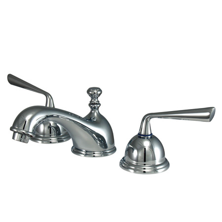 SILVER SAGE KS3961ZL 8-Inch Widespread Bathroom Faucet with Brass Pop-Up KS3961ZL